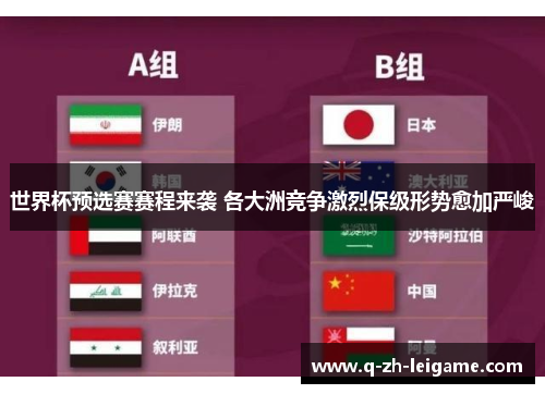 世界杯预选赛赛程来袭 各大洲竞争激烈保级形势愈加严峻